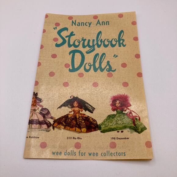 Vintage 40s Nancy Ann Storybook Doll 6.5" Sweet October Maiden #196 Bisque w/Box - Picture 6 of 7